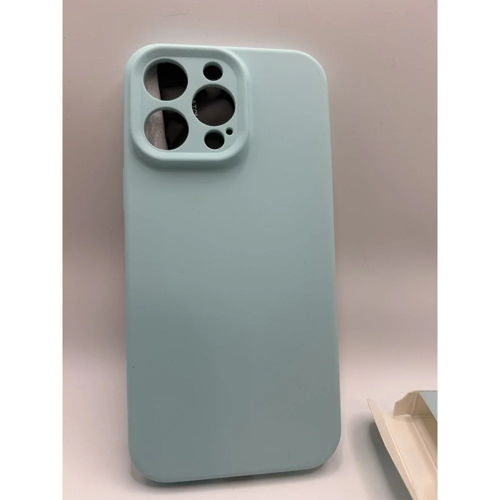SUW Compatible with iPhone 16 Pro Max Case, Light Blue [2 Screen Protectors]